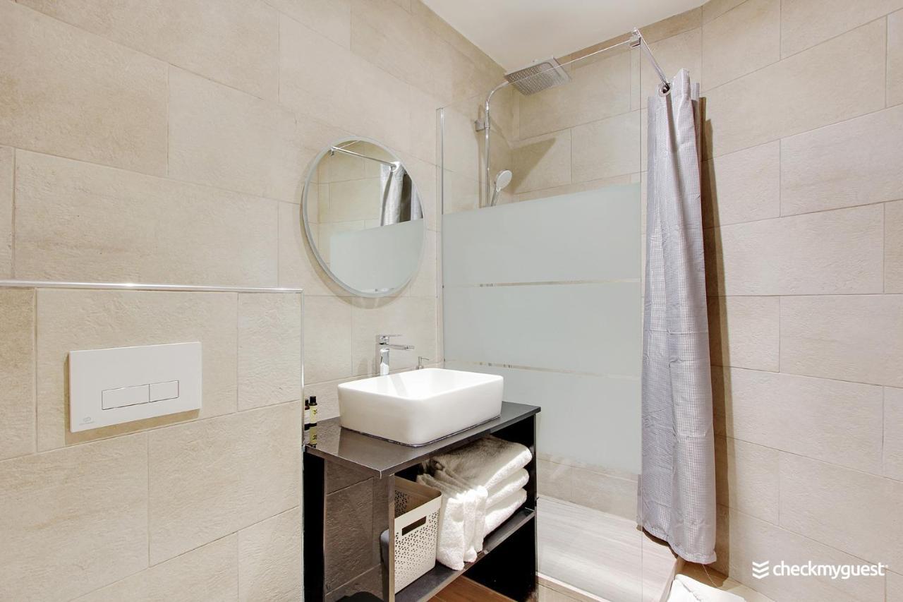 Modern Apartment - 1Br-4P - Le Marais Paris Exterior foto